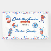 Personalizado de familia 4 de julio Fiesta
