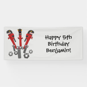 Lona Personalizado de humor de herramientas monstruosas