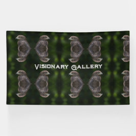 Lona Personalizado de la galería visionaria Texto Image