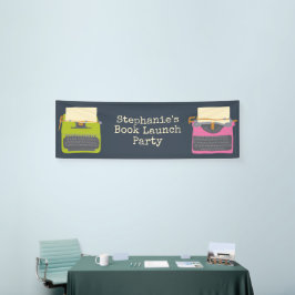 Lona Personalizado de lanzamiento del libro de máquinas