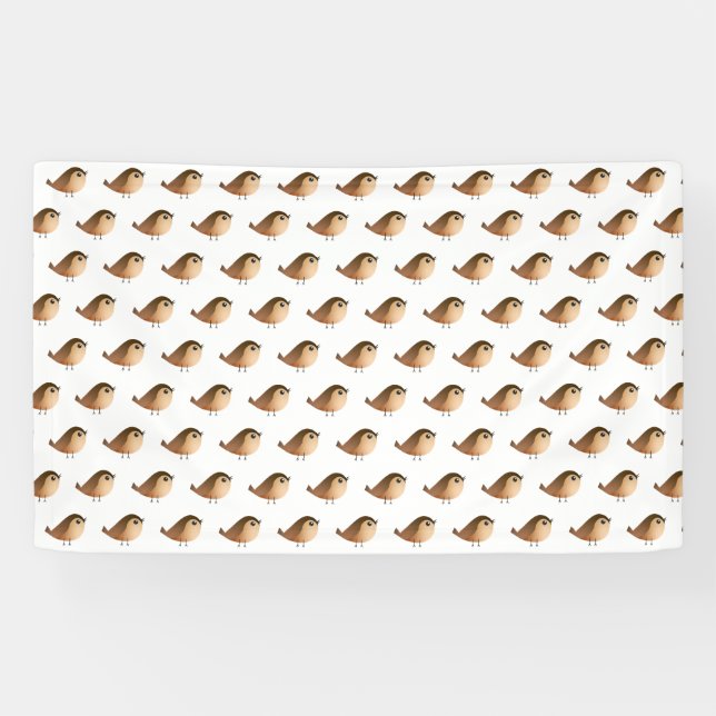 Lona Personalizado de pájaro de Sparrow (Horizontal)