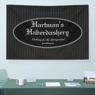 Lona Personalizado de rayas grises oscuras Steampunk