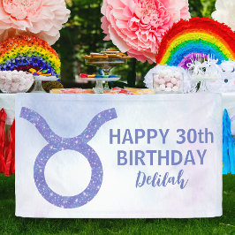 Lona Personalizado de Rótulo de Cute Taurus Fiesta de C