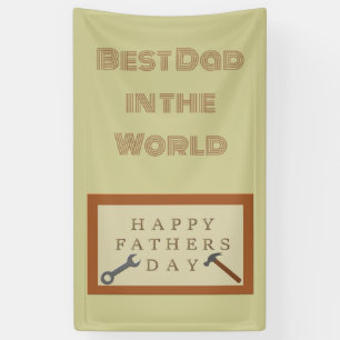 Lona Personalizado de Rótulo de Madera del Día del Padr