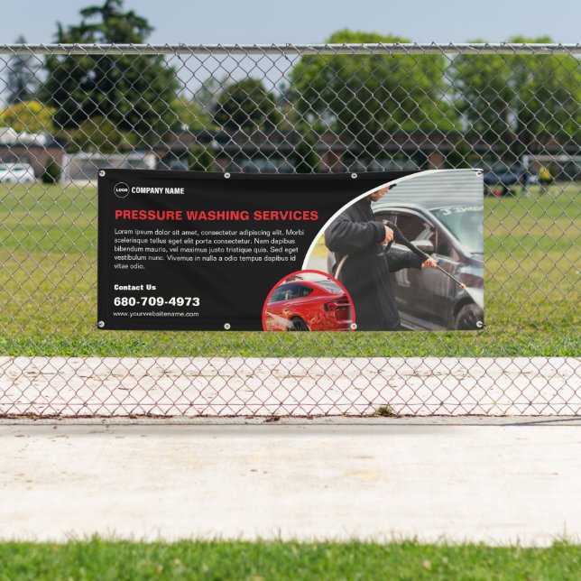 Lona Personalizado del servicio de lavado a presión (In situ)