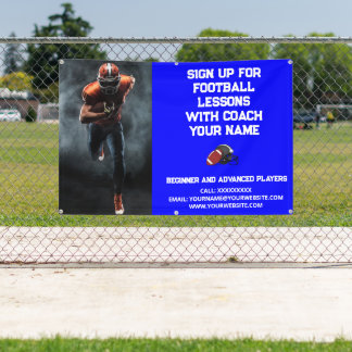 Lona Personalizado Entrenador de entrenador de fútbol c