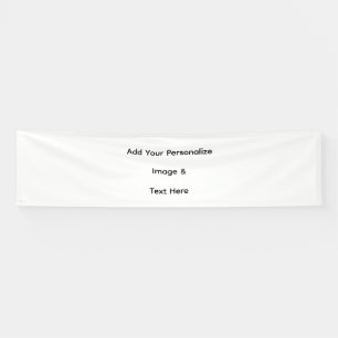 Lona Personalizado Estandarte de vinilo, 76 cm x 305