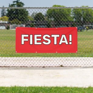 Lona ¡personalizado Fiesta! Banner