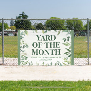 Lona Personalizado ganador del Premio Yard of Month Clu