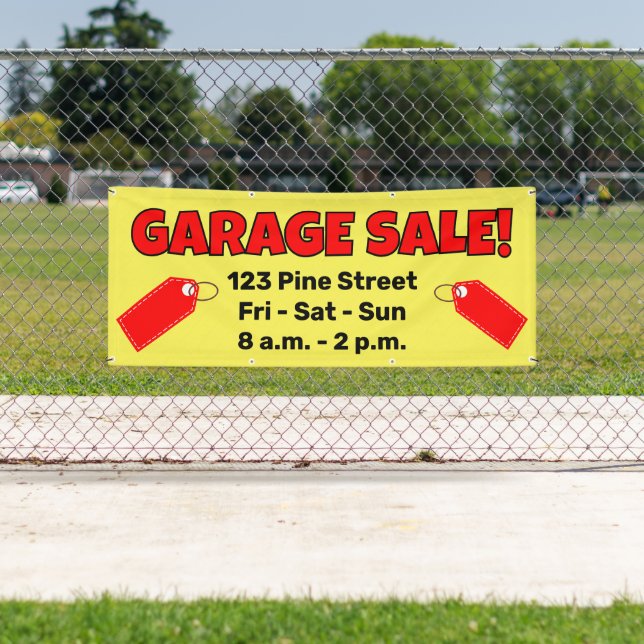 Lona Personalizado GARAGE VENDE! Banner (In situ)