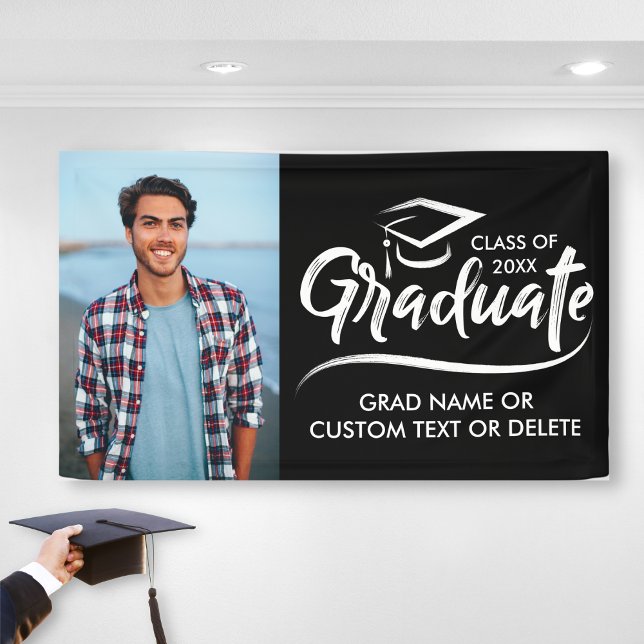 Lona Personalizado Grad Photo School Colores Graduación (Subido por el creador)