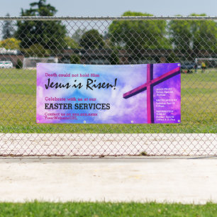 Lona Personalizado JESUS ES LA RAZÓN DE LA Pascua