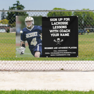 Lona Personalizado Lacrosse Coach Coaching Clases de Cl