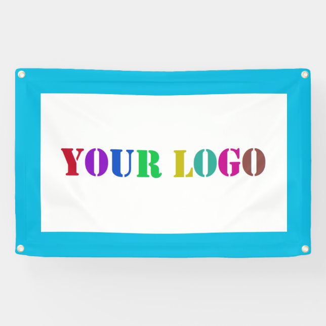 Lona Personalizado Logotipo comercial Banner promociona (Horizontal)