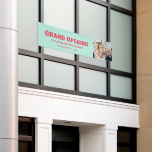 Lona Personalizado Photo Business Grand Opening Marketi