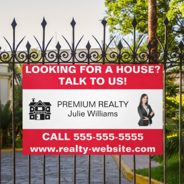 Lona Personalizado Real Estate Realtor Photo Marketing (real estate outdoor banner realtor )