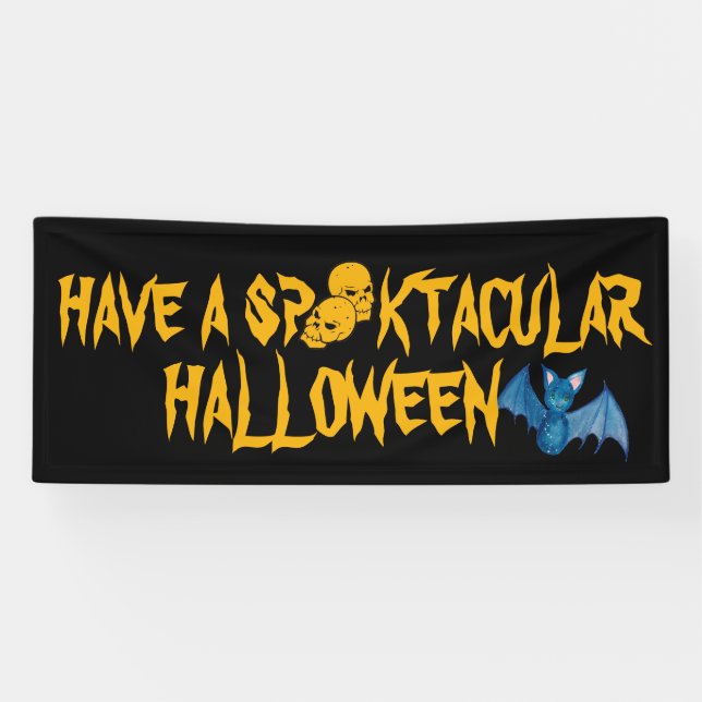 Lona Personalizado Spooktacular Halloween Decoraciones  (Horizontal)