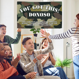 Lona ¡Personalizado Tienes Esto! Campamento de Arranque