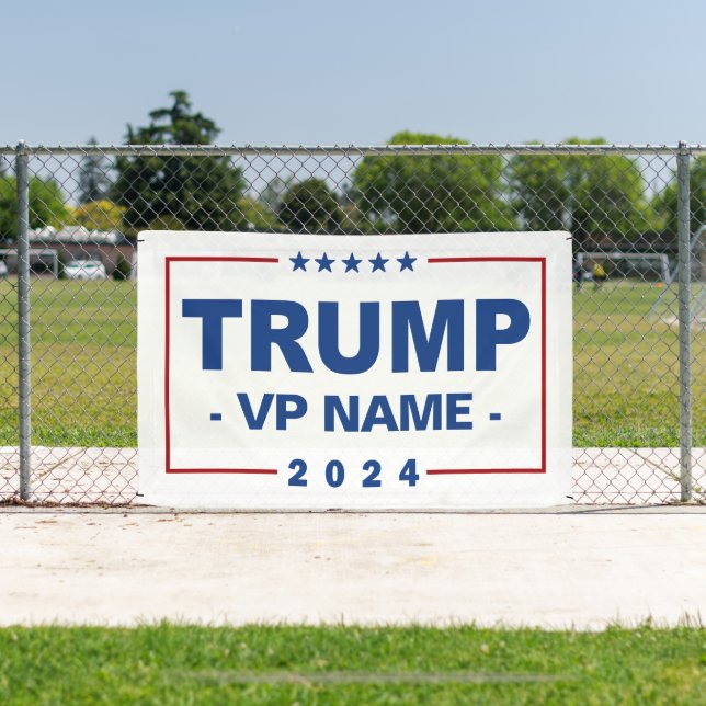 Lona Personalizado Trump Vicepresidente 2024 (in situ)