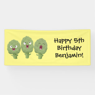 Lona Personalizado vegetal de alcachofas de canto lindo