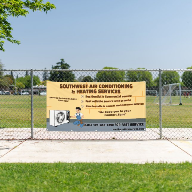 Lona Personalizar Aire Acondicionado Calefacción HVAC G (in situ)