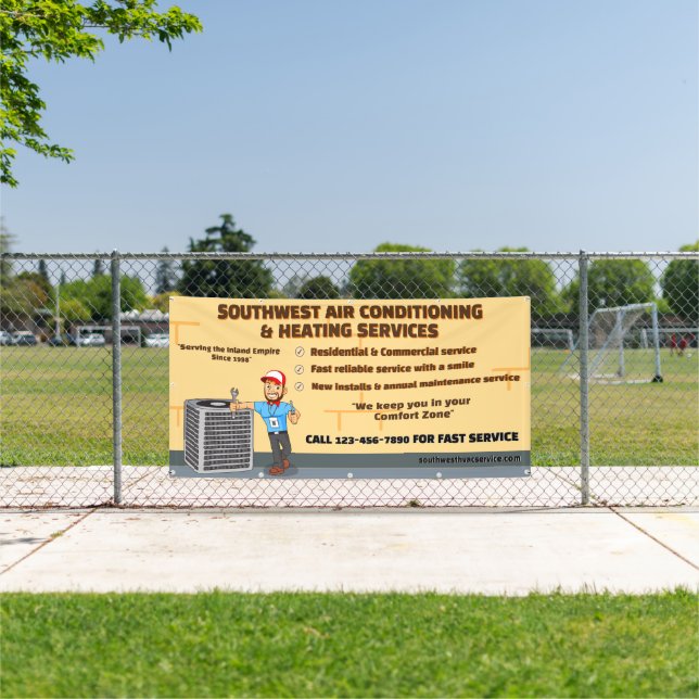 Lona Personalizar Aire Acondicionado Calefacción HVAC G (in situ)