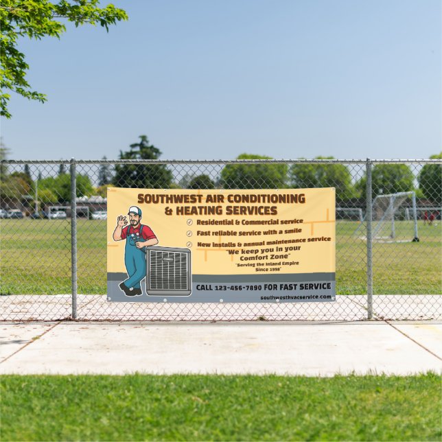 Lona Personalizar Aire Acondicionado Calefacción HVAC G (in situ)