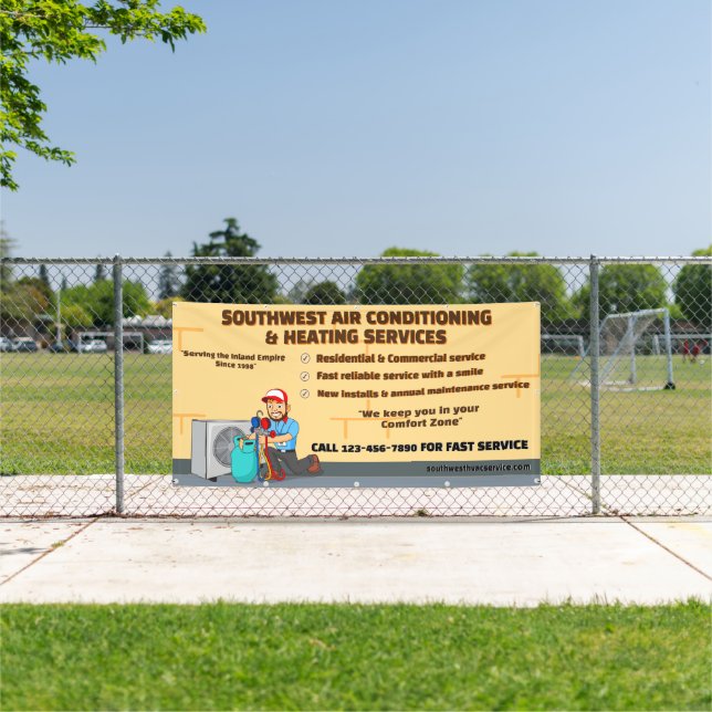 Lona Personalizar Aire Acondicionado Calefacción HVAC G (in situ)