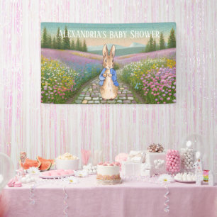 Lona Personalizar Baby Shower de Peter Rabbit