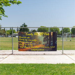 Lona Personalizar cartelera de autopista de camping de 
