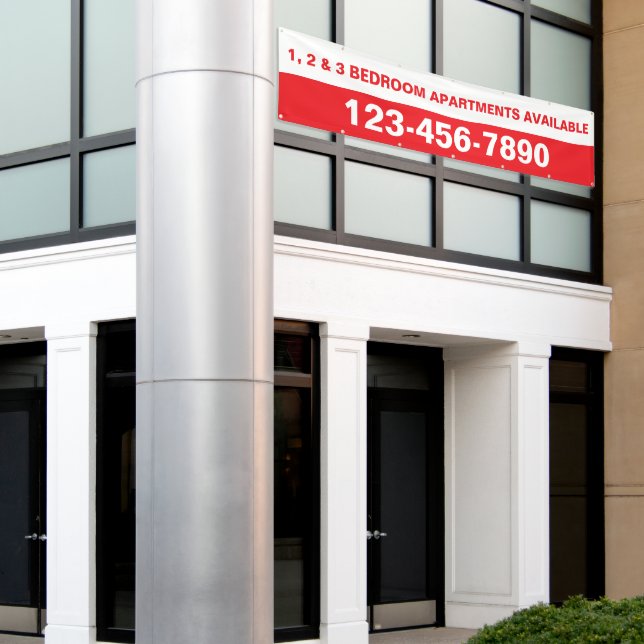 Lona Personalizar complejo de apartamentos grande simpl (Edificio exterior)
