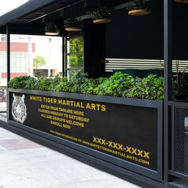 Lona Personalizar de Artes Marciales del Tigre Blanco P (Subido por el creador)