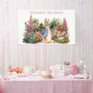 Lona Personalizar el Baby Shower de Peter the rabbit