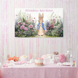 Lona Personalizar el Baby Shower de Peter the rabbit