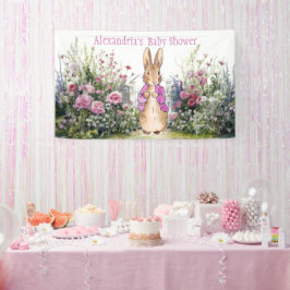 Lona Personalizar el Baby Shower de Peter the rabbit