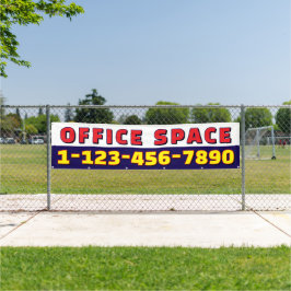 Lona Personalizar espacio de oficina disponible comerci