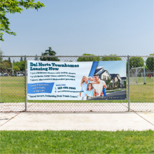 Lona Personalizar Generico Leasing Townhouses Apartment