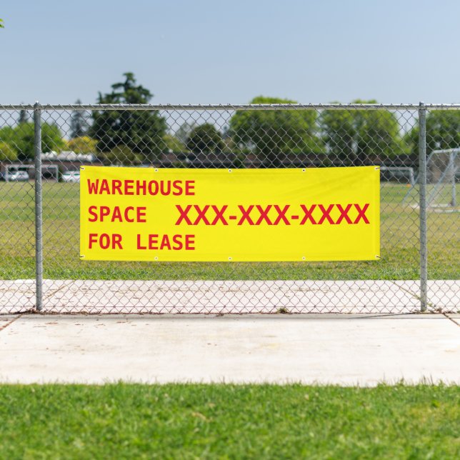 Lona Personalizar Grande Para Almacén De Arrendamiento/ (In situ)