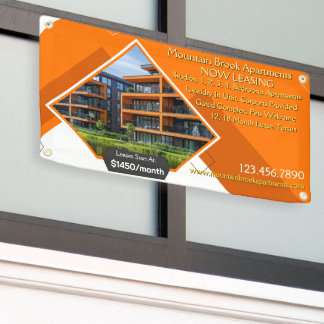 Lona Personalizar imagen de texto del logotipo Apartame