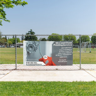 Lona Personalizar Negocio de Pintura Comercial Residenc