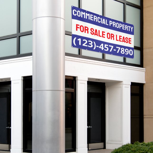 Lona Personalizar propiedad comercial en venta o alquil (Edificio exterior)