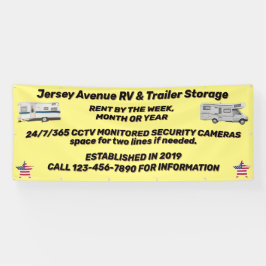 Lona Personalizar RV simple y negocios de almacenamient