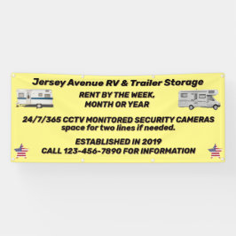 Lona Personalizar RV simple y negocios de almacenamient