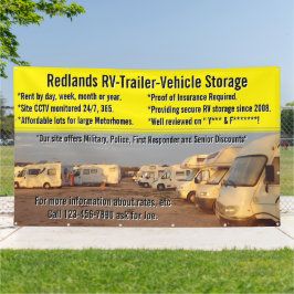 Lona Personalizar RV Trailer Vehículo de almacenamiento