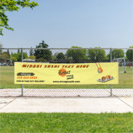 Lona Personalizar Sushi Bar Restaurante Publicidad Gran