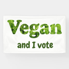 Lona Personalizar Vegan Activista Voter