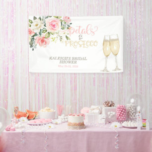 Lona Petales y ducha de novia Prosecco