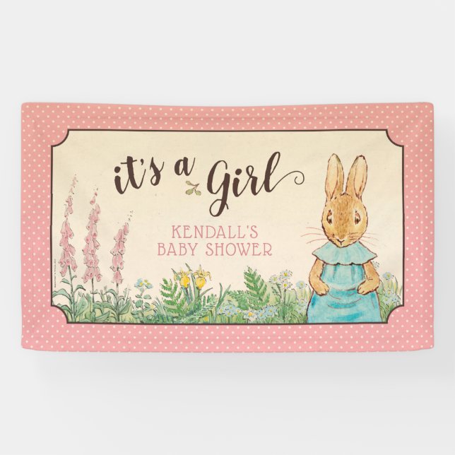 Lona Peter Rabbit | CHICA BABY SHOWER (Horizontal)