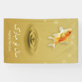 Lona Pez noruego feliz de Año Nuevo persa