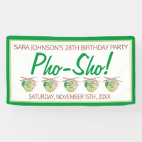 ¡Pho Sho! Fiesta de cumpleaños divertida de la sop